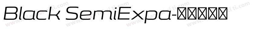 Black SemiExpa字体转换